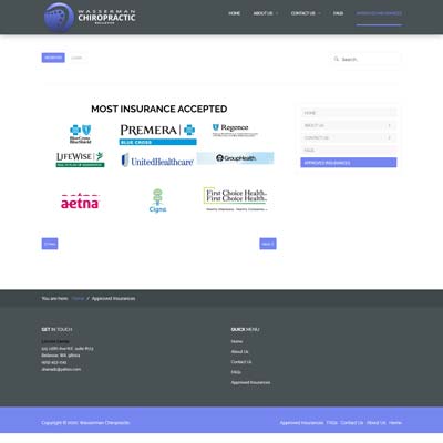 Insurance Page