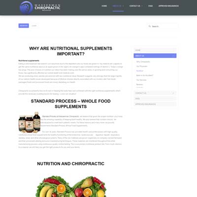 Nutrition Page