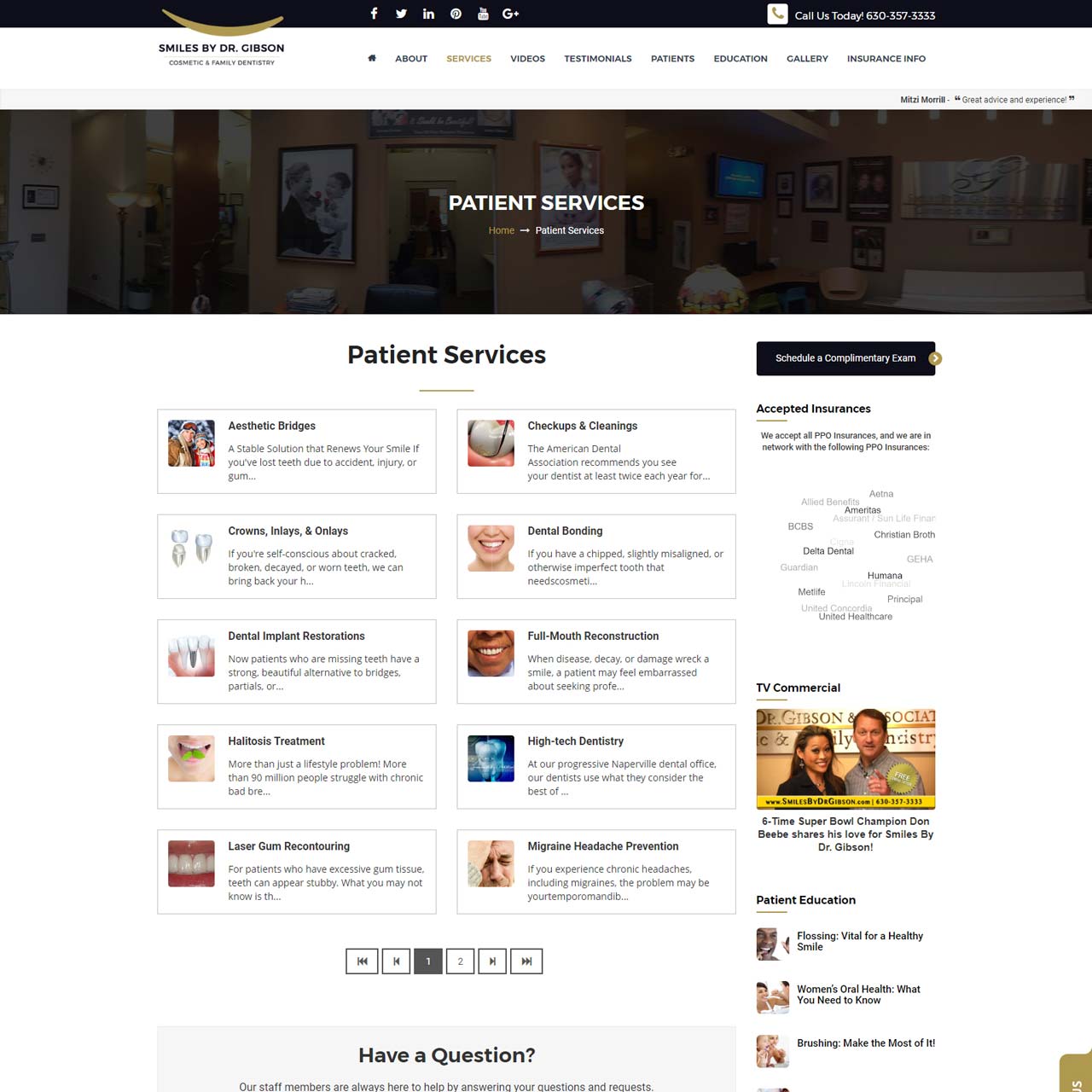 Service Page